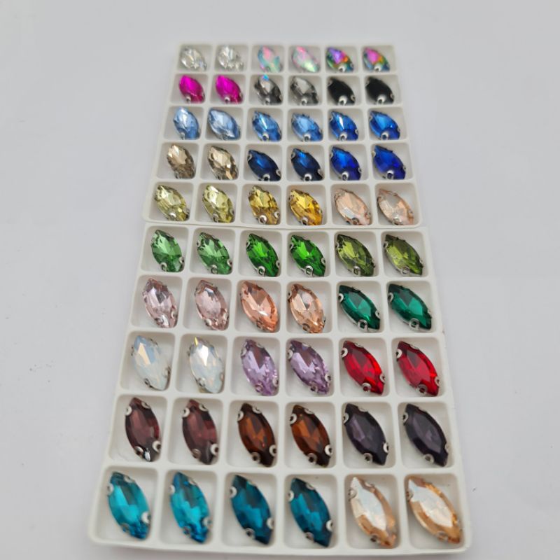 swarovski cangkang super size 6x12 bentuk MATA  per butir