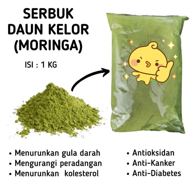 

Daun Kelor Serbuk kemasan 1 kg kualitas PREMIUM / daun kelor bubuk kemasan 1 kg / tepung daun kelor / daun kelor / kapsul daun kelor / teh daun kelor / kelor asli