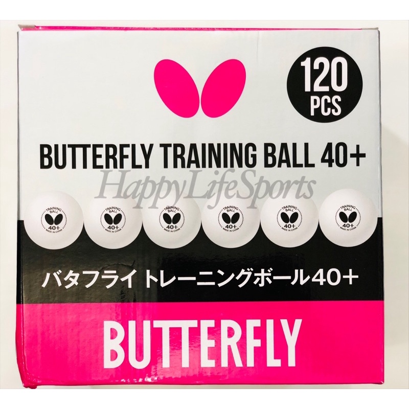 [ORIGINAL] Bola Latihan Training Ball Pingpong Butterfly 40+