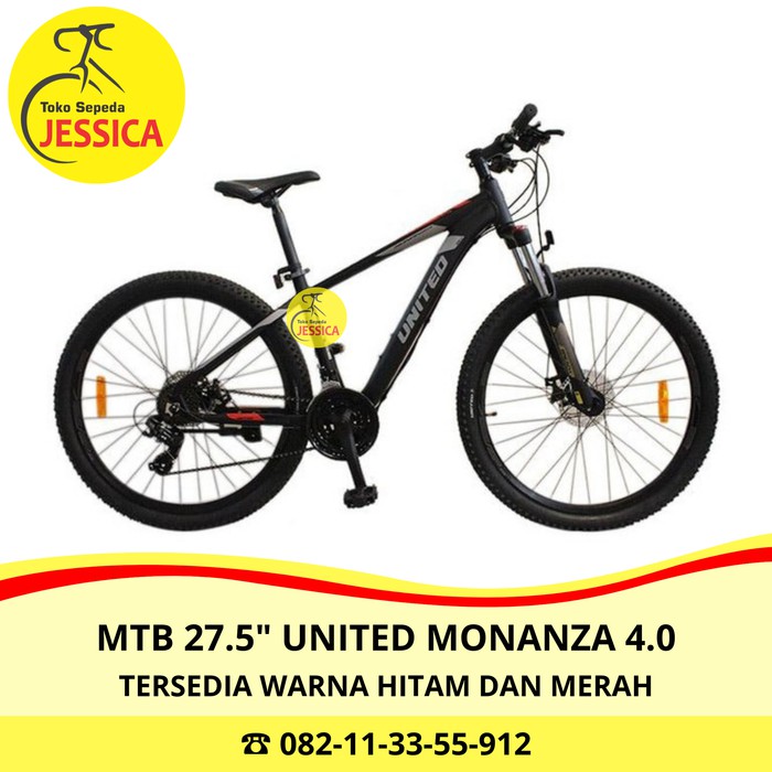 Promo Sepeda  Gunung  MTB  27 5 United  Monanza 4 0 Murah 