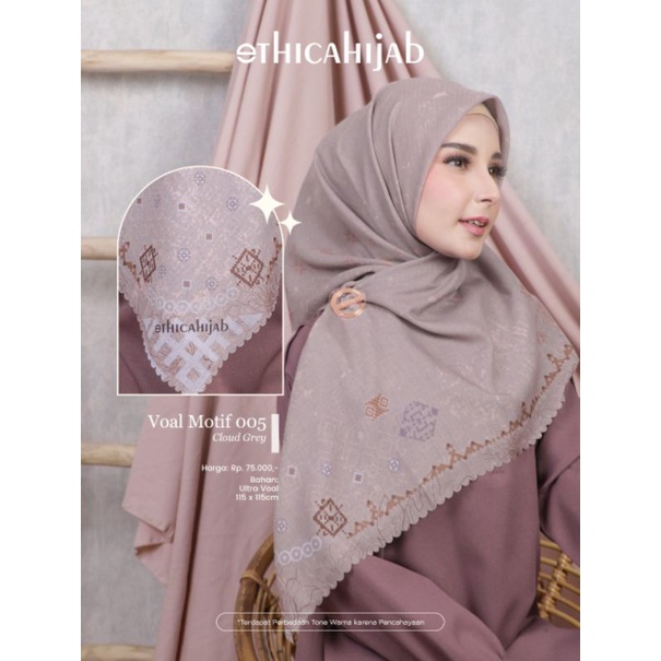 HJAB SEGIEMPAT MOTIF 001 • 015 • ETHICA HIJAB