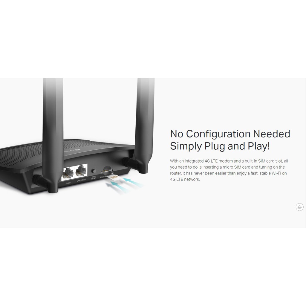 TPLINK MR100 4G ALL Operator Sim Card Smartfren Telkomsel XL 3 Indosat Simcard 2G / 3G / 4G / LTE