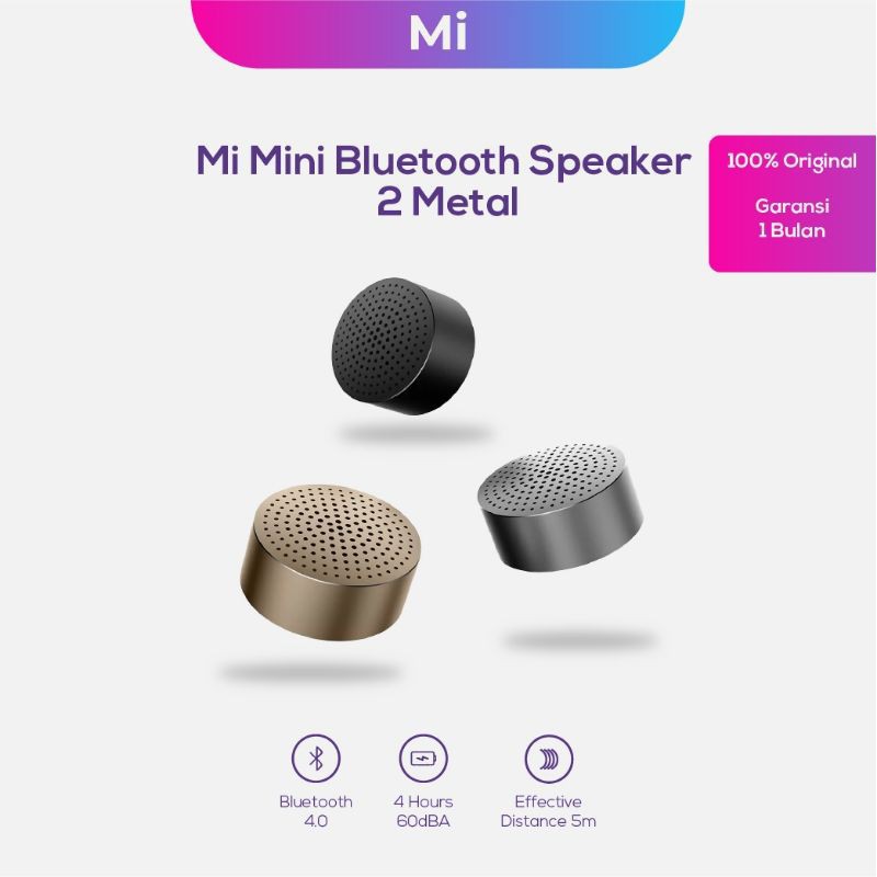 Speaker Bluetooth Xiaomi Mi Bluetooth Speaker Mini Original