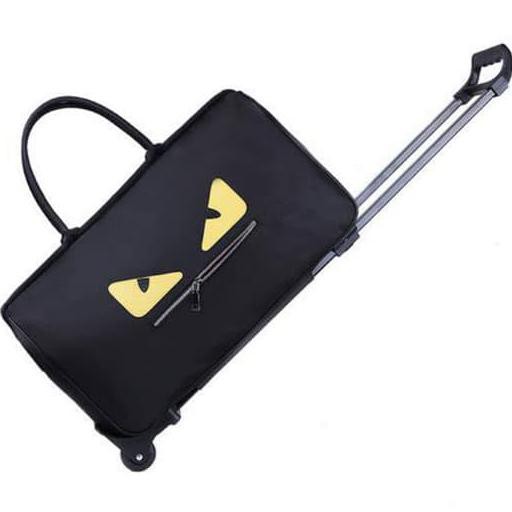 Barang Terbaru Tas Koper Duffel Trolley Model Monster Eyes STOK TERBATAS