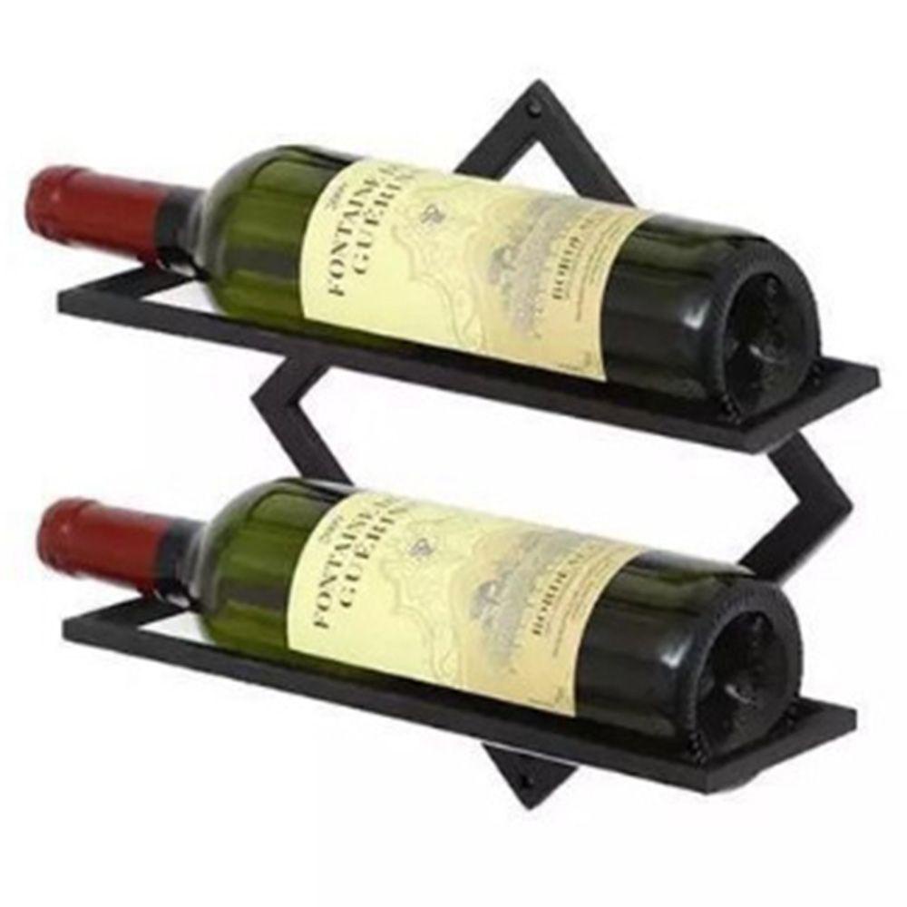 Solighter Metal Wine Bottle Holder Besi Kombinasi Bebas Dekorasi Rumah Bar