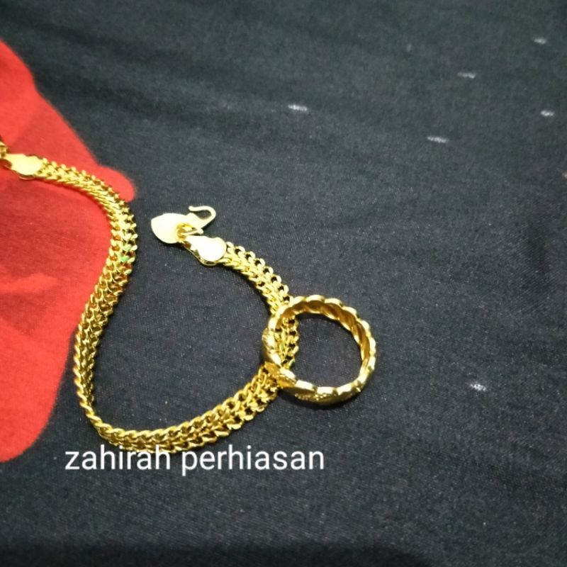 GELANG TANGAN TIKAR TITANIUM TERBARU FREE CINCIN COIN TERLARIS