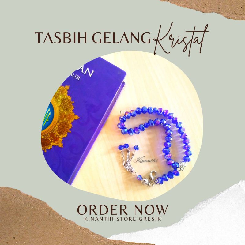 TASBIH GELANG KRISTAL / TASBIH GELANG / TASBIH KRISTAL