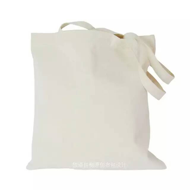 RIZKIBAG Tote bag kanvas Polos brokenwhite