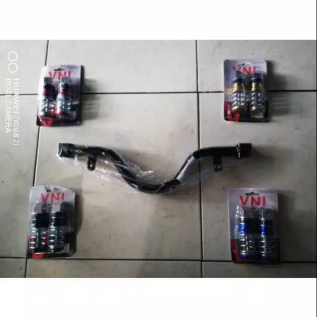 Pijakan kaki bastep footstep spiral depan matic honda new scoopy 2018 tinggal pasang
