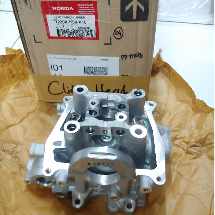 Head Cylinder &amp; Blok Head Vario 150 Original Honda K59