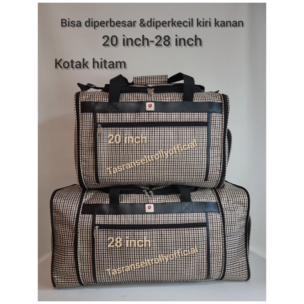 Tas Pakaian Travel Bag Polo Interclub 70cmx30x35 size Jumbo 100%ori