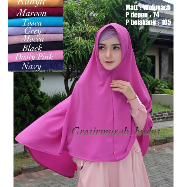 (1kg 8pcs)KHIMAR PET ANTEM JUMBO INSTANT KERUDUNG JILBAB HIJAB