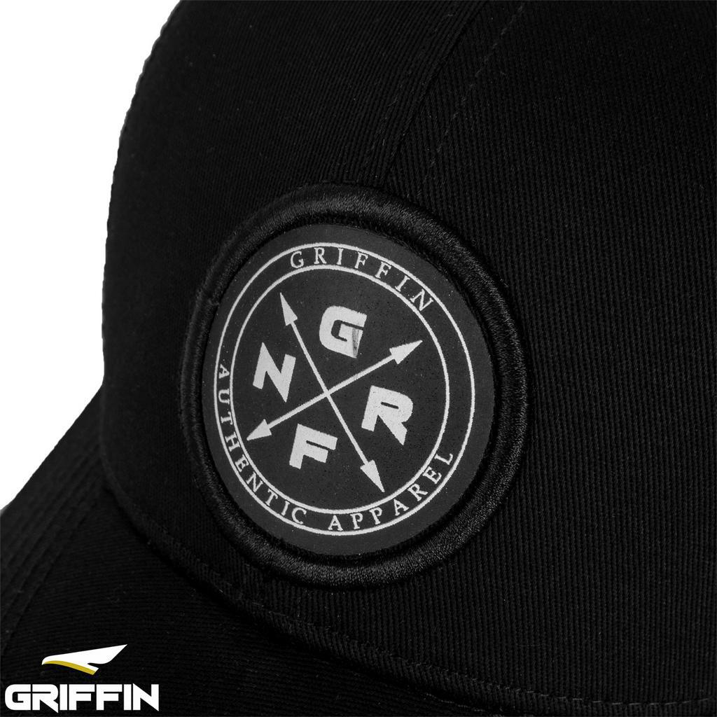 Topi Trucker Pria Hitam Keren Sablon High Density Timbul &amp; Bordir Keren Atlas by Griffin Apparel