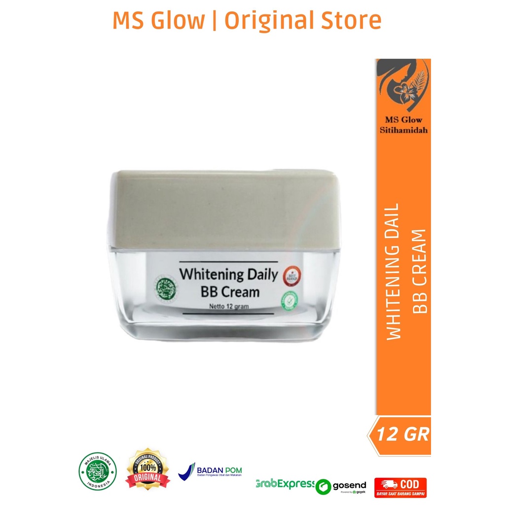 MS GLOW WHITENING DAILY BB CREAM / MS GLOW BB CREAM / BB CREAM MS GLOW
