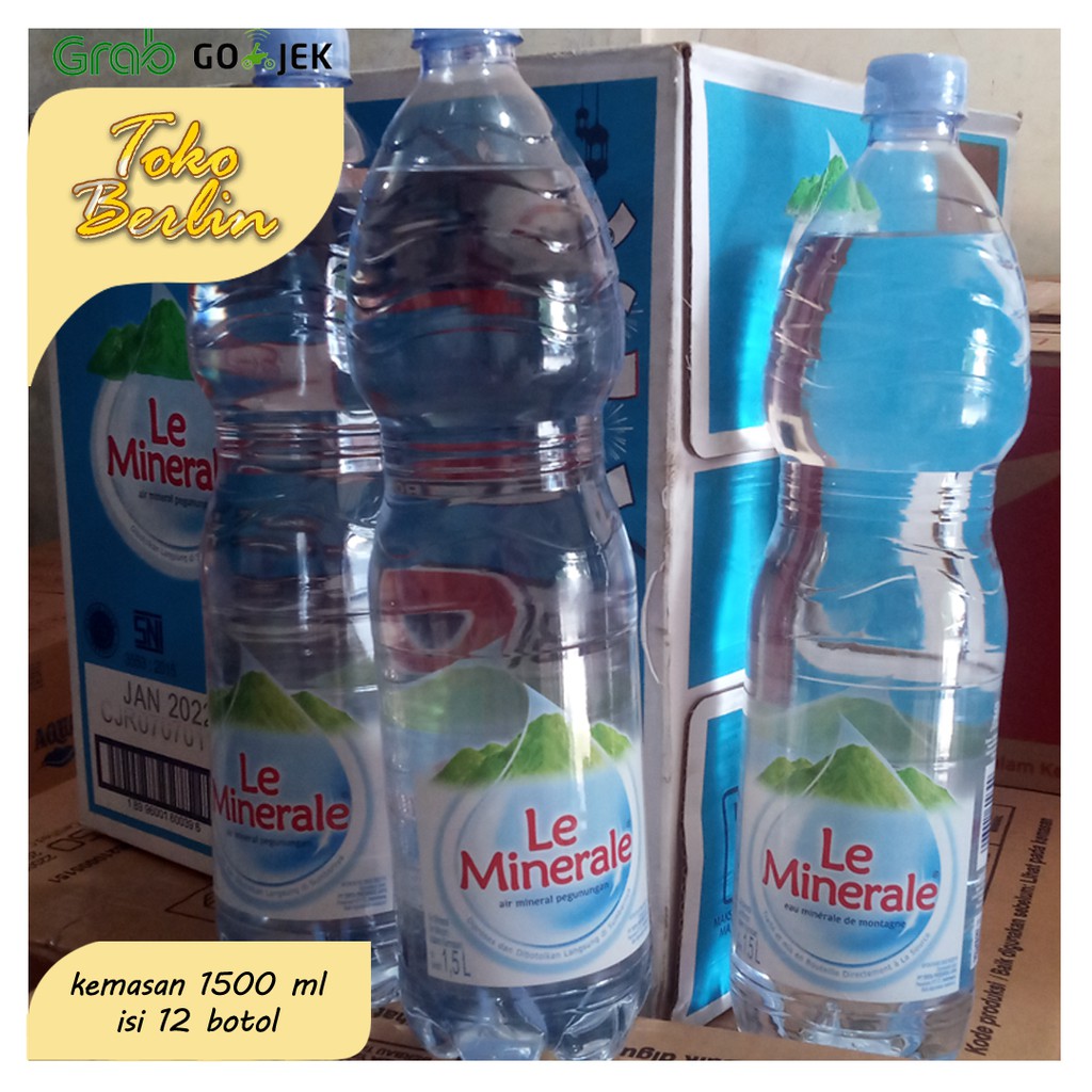 

LE MINERALE 1.500 ML ISI 12 BOTOL AIR MINUM MINERAL