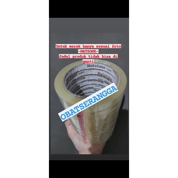 

Selotip lakban isolasi 1/2 inch setengah inch 72 yard bening daimaru