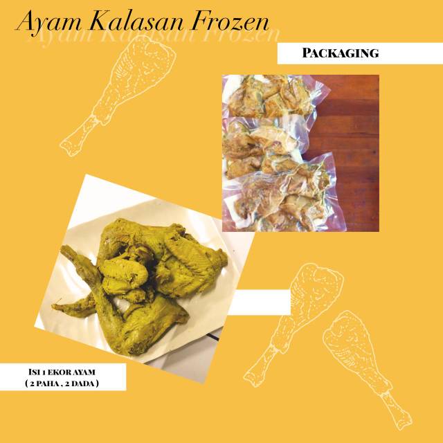 

1 Ekor Ayam Kalasan Kremes Frozen