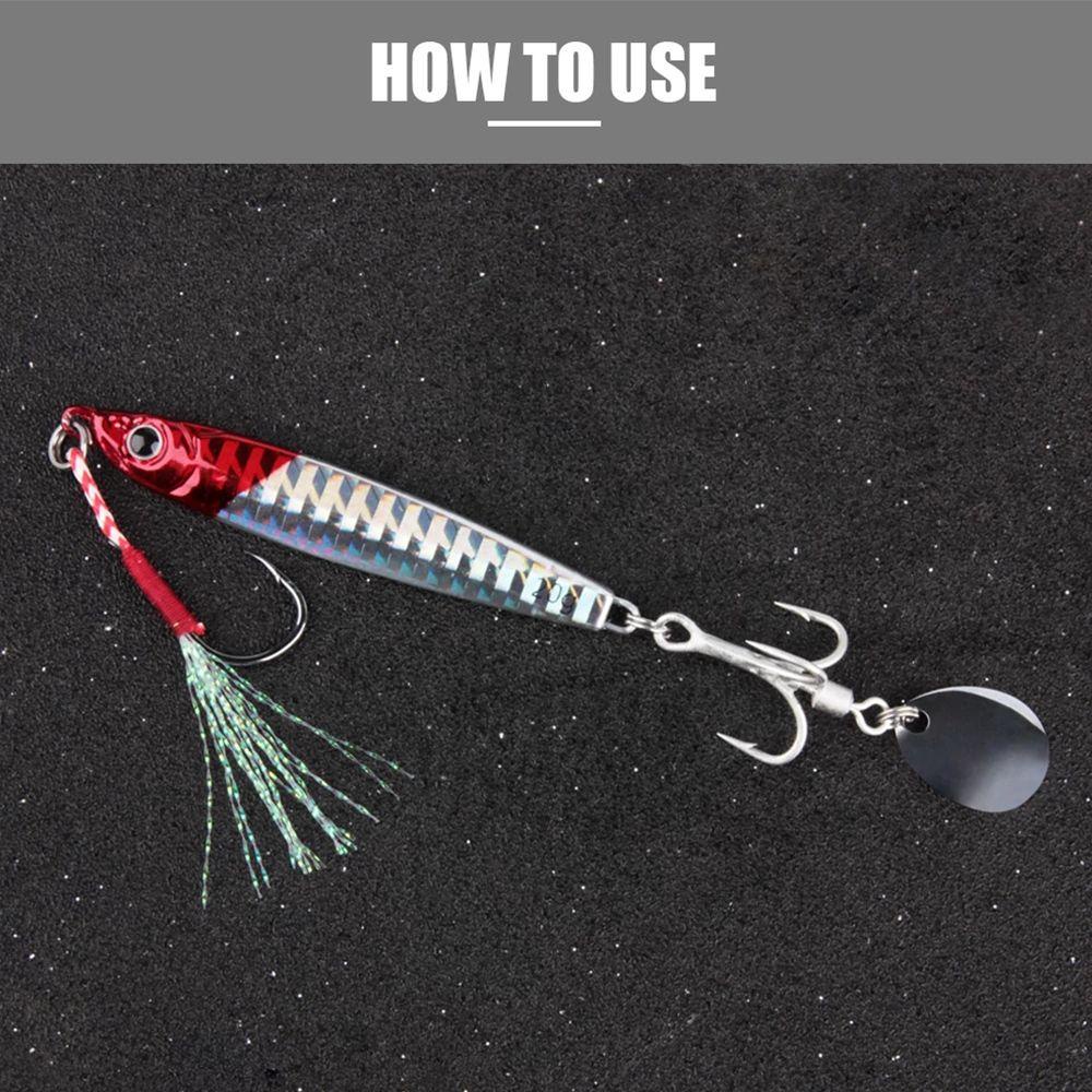 Suyo Kail Pancing Dengan Payet Air Laut Tackle Back Thorn Lure Turn Ring Sequin