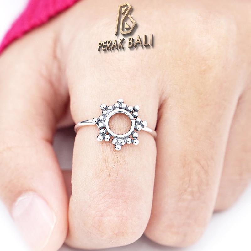 Cincin Perak Bali Silver 925 Ring Tricular