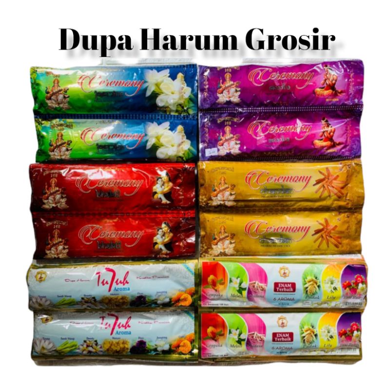 Dupa Hio wangi aromatic 6 aroma renteng