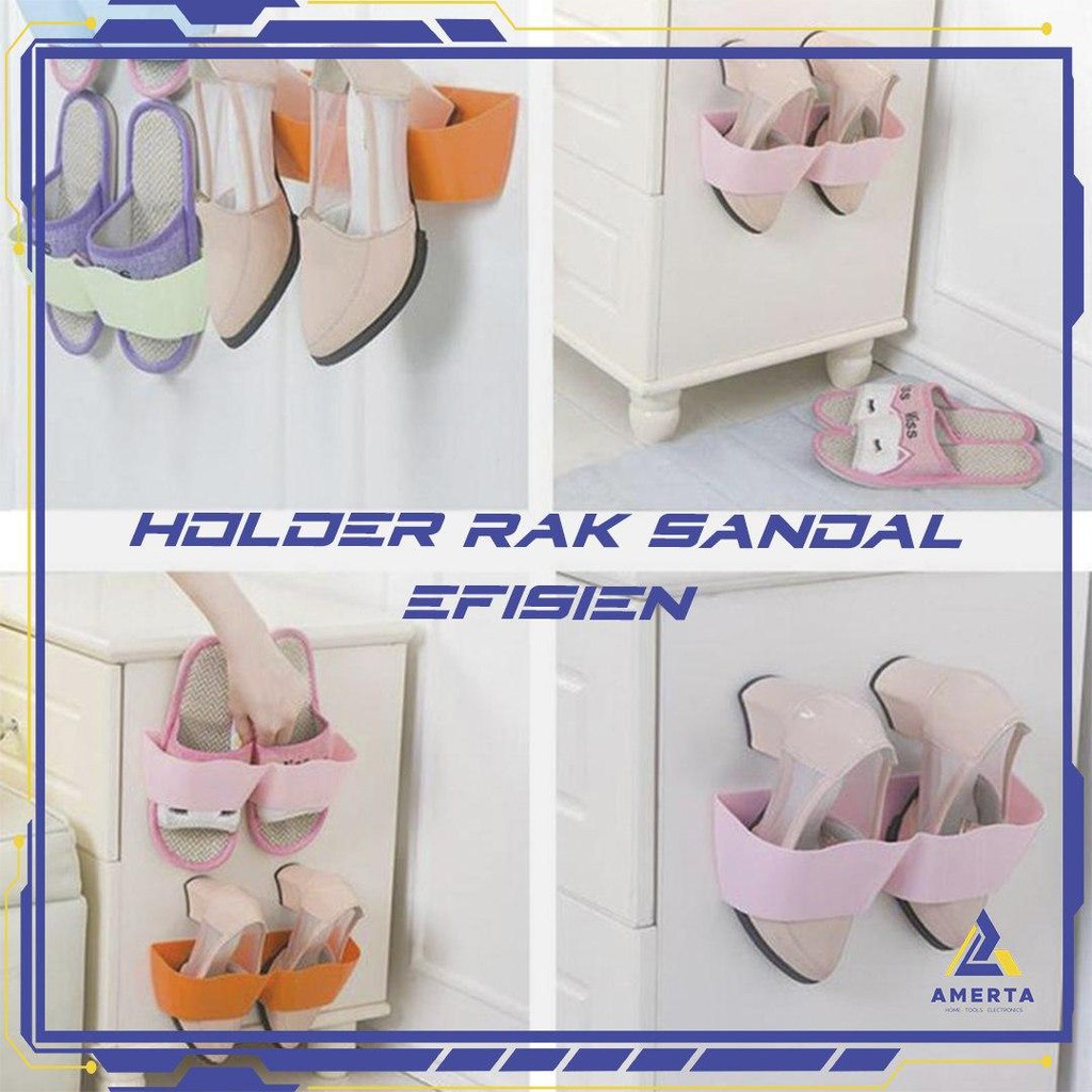 Rak Sandal Hook Hanging Organizer | Tempat Sendal Mudah Disimpan