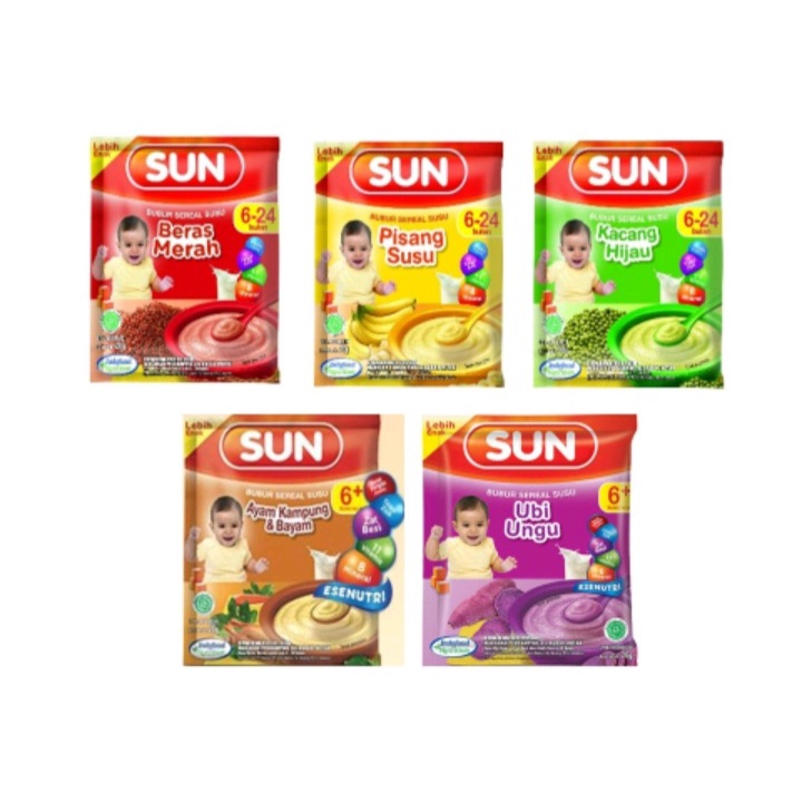 SUN Bubur Sereal Susu Sachet 20 gr