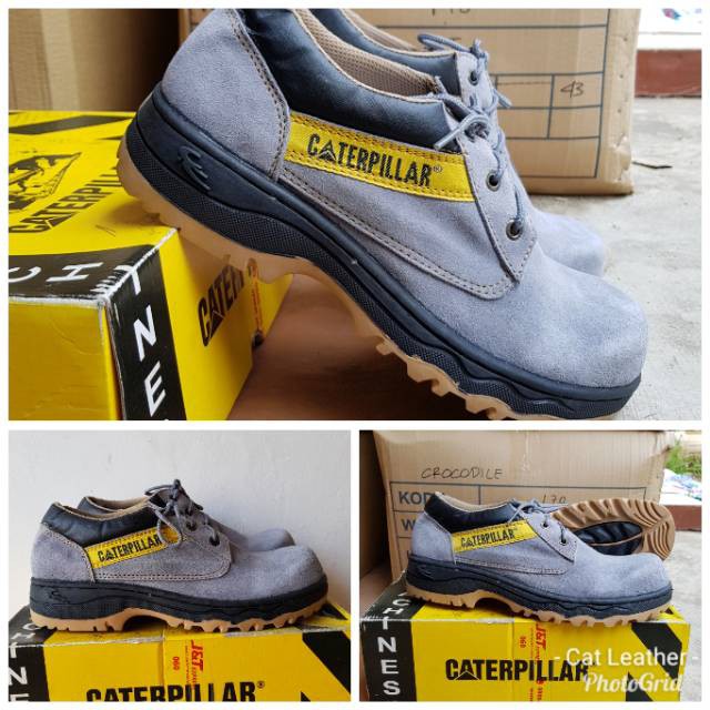 Seller SEPATU PRIA KULIT SOL MX SAFETY BOOTS CATERPILLAR MURAH KERJA Berkualitas