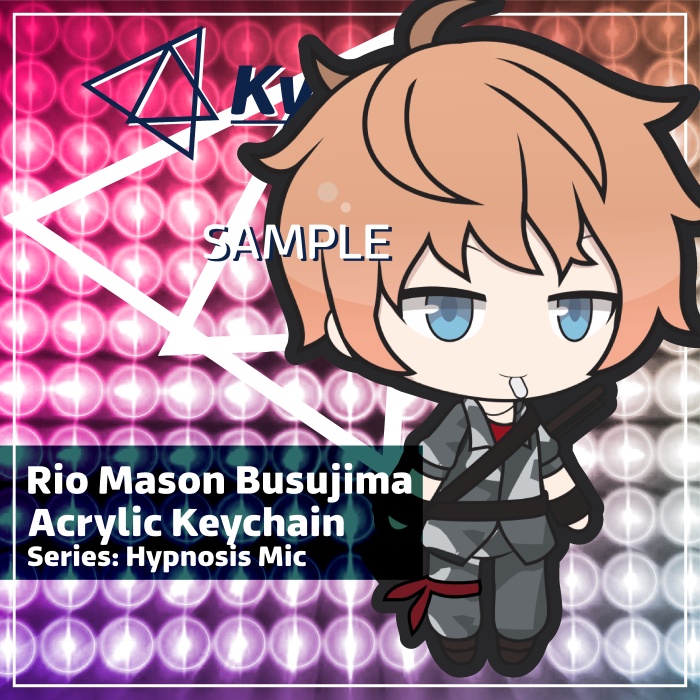 Keychain Hypnosis Mic Rio Mason Busujima
 | KyraMerch Anime Fanmerch Dealer