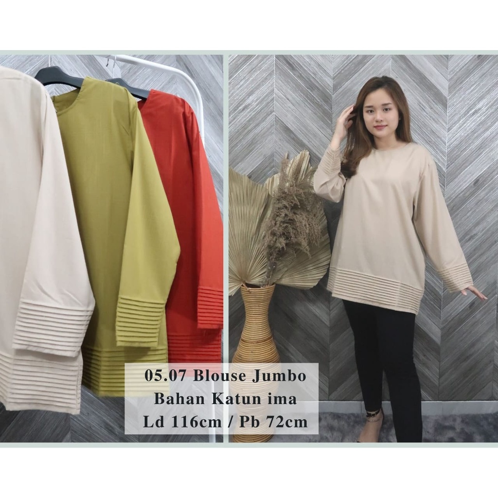 BAJU ATASAN WANITA JUMBO BLOUSE WANITA JUMBO/ATASAN WANITA JUMBO/ATASAN WANITA BIGSIZE/BAJU JUMBO/AT