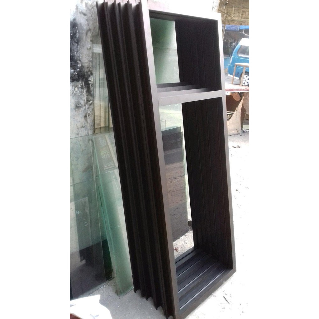 kusen aluminium 3 inci warna Hitam Limited Berkualitas