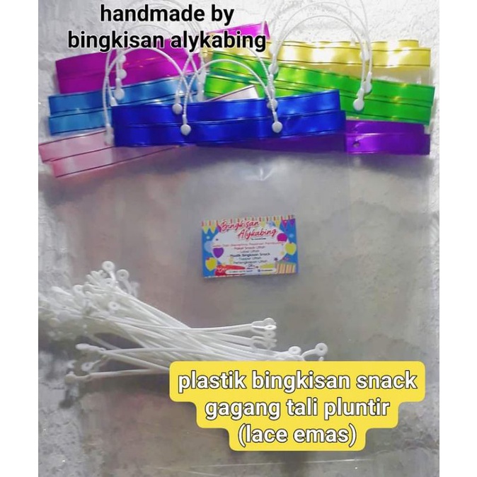 

plastik bingkisan snack handmade