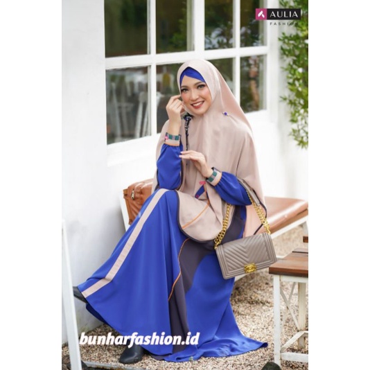 Set GAMIS SAVINA BLUE SAPHIRE by AULIA fashion
