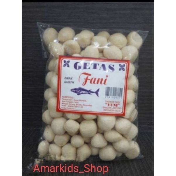 

Getas Garing rasa ian khas Lampung Netto. 250gram