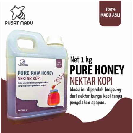 

PURE RAW HONEY- NEKTAR KOPI - MADU ASLI 100% - PROMO MURAH 1 Kg