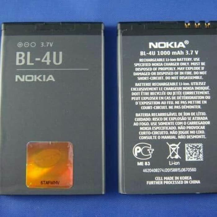 Baterai Battery Original NOKIA BL4U BL-4U BL 4U 3120c C5 C5-03 E66 E75