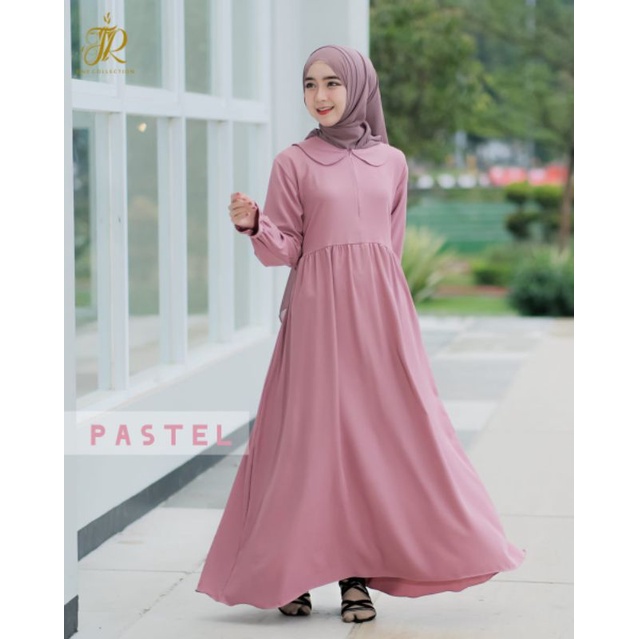 Jihan dress by JR1 ory casual hangout muslimah syari