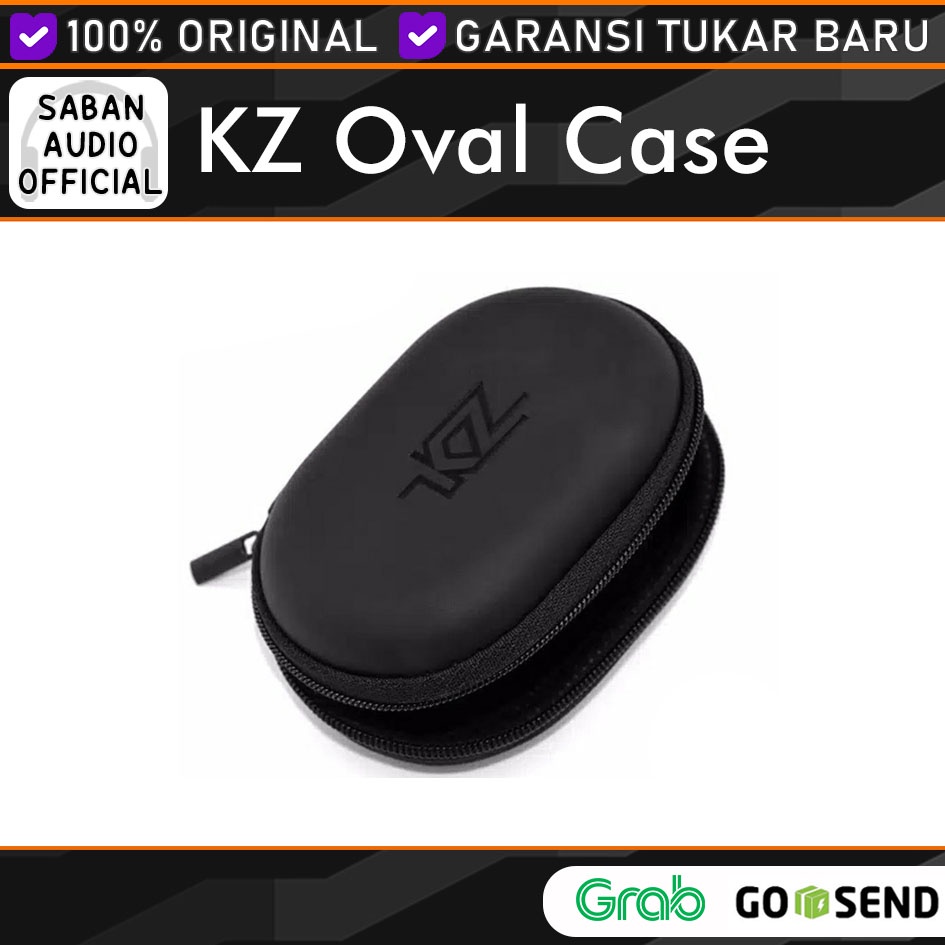 KZ Case Oval Hardcase Earphone Case Wadah Headset