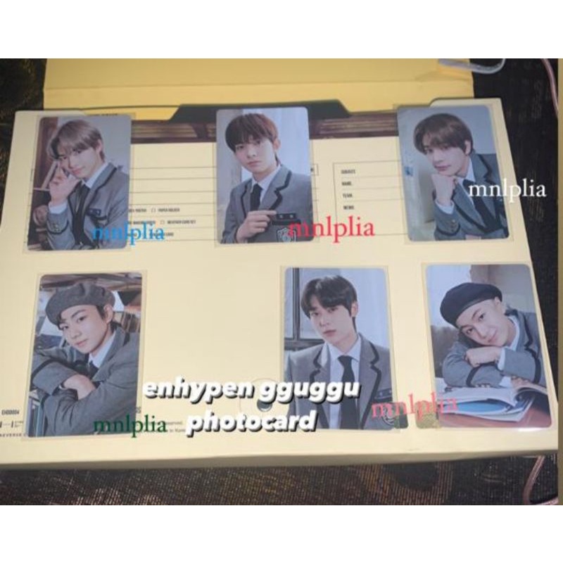 (READY STOCK) OFFICIAL ENHYPEN GGUGGU2021 PC (ENHYPEN PHOTOCARD GGUGGU)