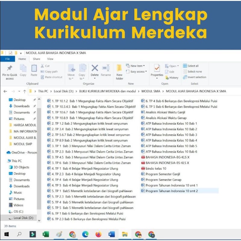

Modul Ajar Kelas 10 SMA/SMK Kurikulum Merdeka