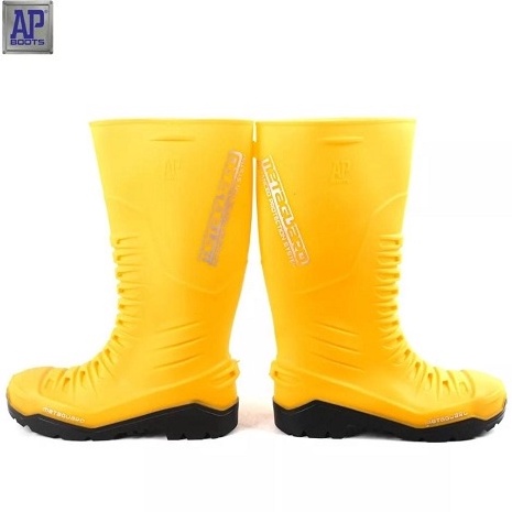 AP METAGUARD 39-43 YELLOW - SEPATU BOOT SAFETY KARET - AP BOOTS TOE CAP BESI - AP BOOTS DEPAN BESI - FANZ STORE