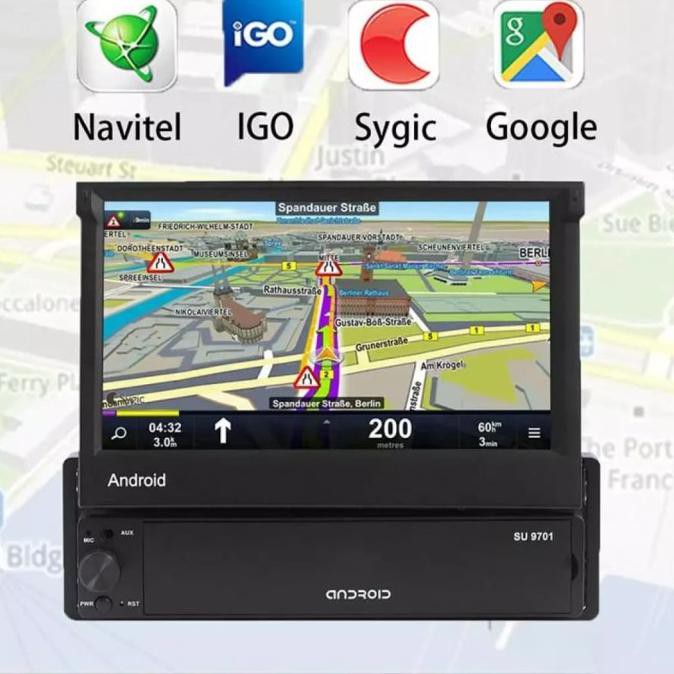 READY Head unit android 7 inch Single din universal