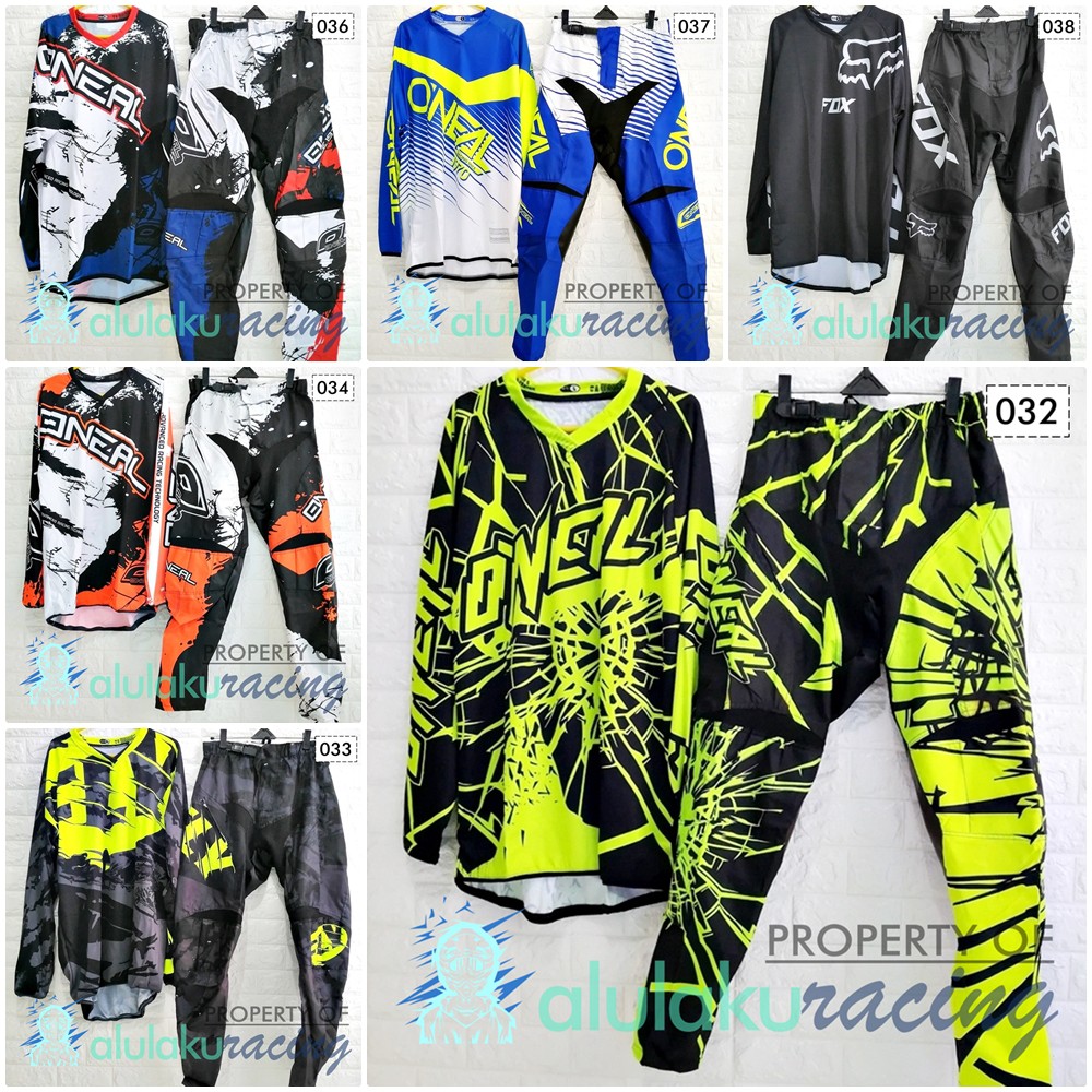 Jersey set with Pants for Trail Motocross - D