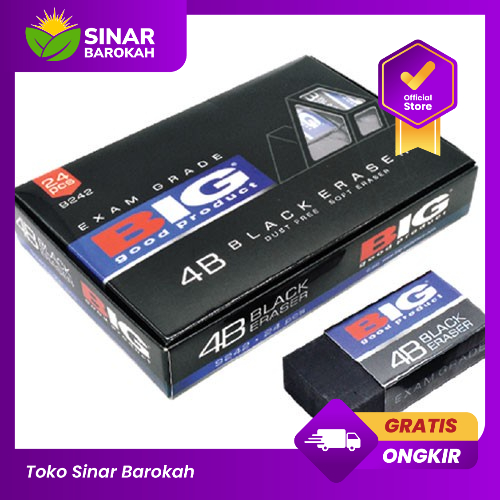 

Penghapus BIG Black Eraser 9242 Set 4 pcs
