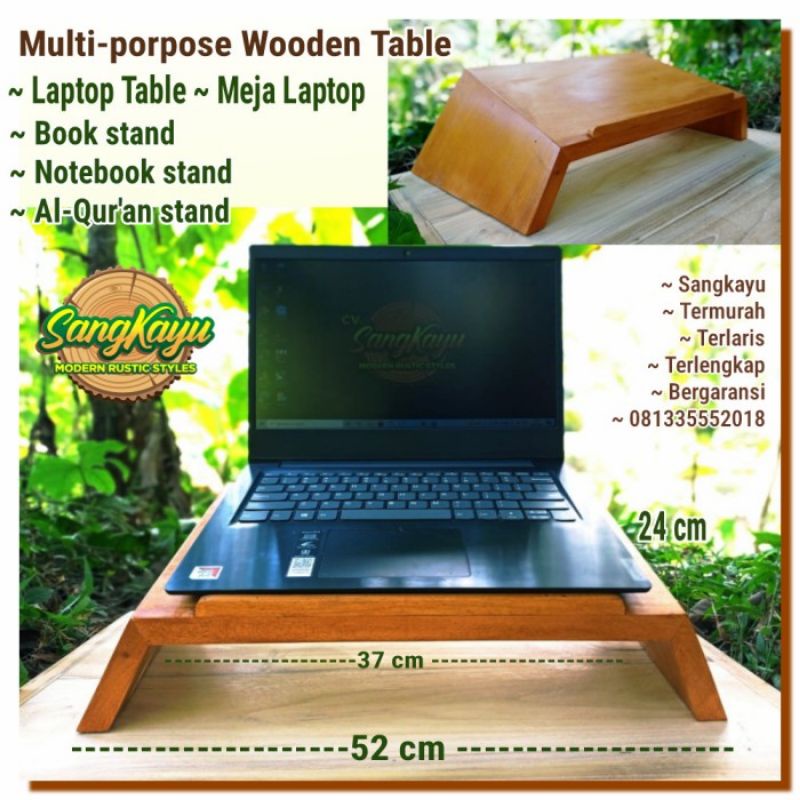 Meja laptop portable laptop Notebook table Book Holder Rekal Al-Qur'an