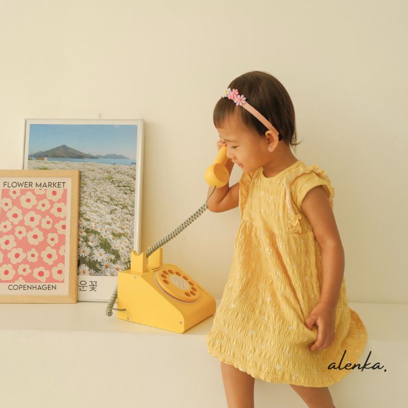 Alenka - Baby Ruffle Dress (Sleeveless) / Dress Bayi Anak