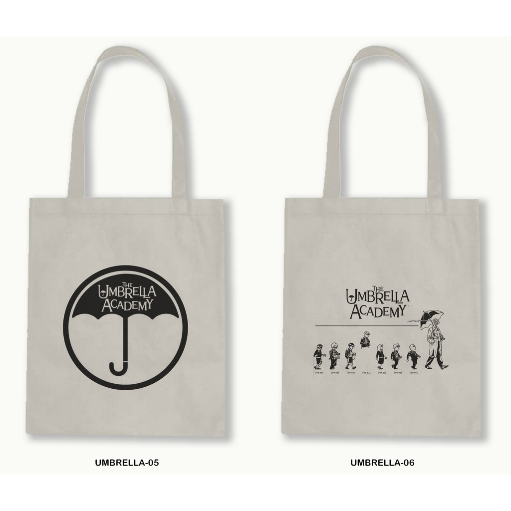 TOTE BAG BLACU 30X40 - THE UMBRELLA ACADEMY-01