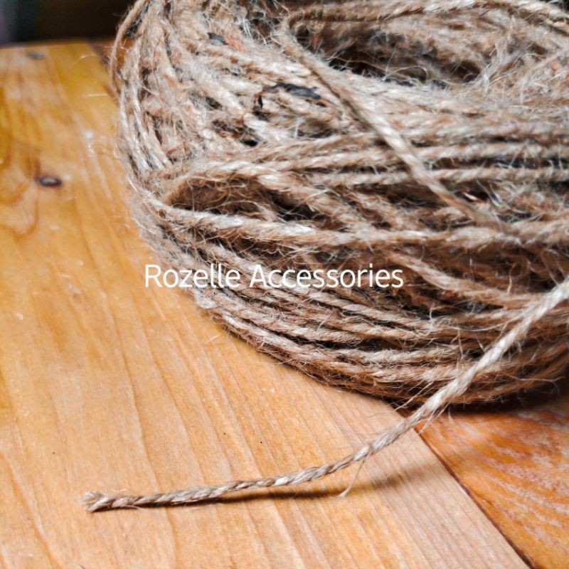 

(5 meter) TALI RAMI/GONI UKURAN 2PLY | TALI KADO|BAHAN KERAJINAN