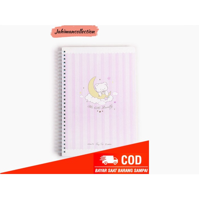 

✨ BISA COD ✨ The Little Dorothy Spiral Ruled Notebook B5 - Purple