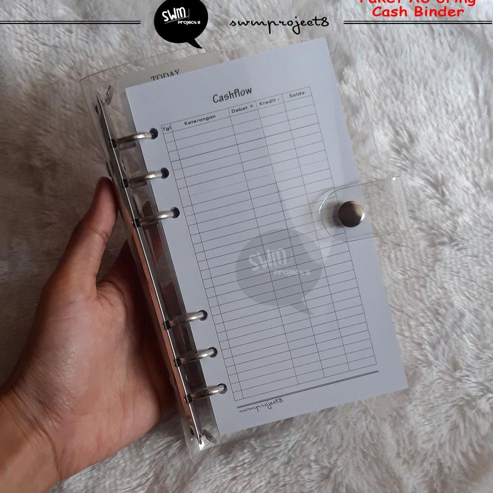 

Harga Promo➼ BHC PAKET CASH BINDER A6 6RING - budget wallet plan dompet pintar atur anggaran keuanga