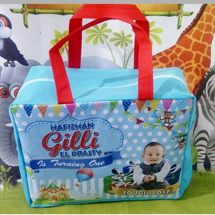 

Tas Pesta Ulang Tahun Anak / Goodie bag Resleting / Tas Ulang Tahun Foto sendiri